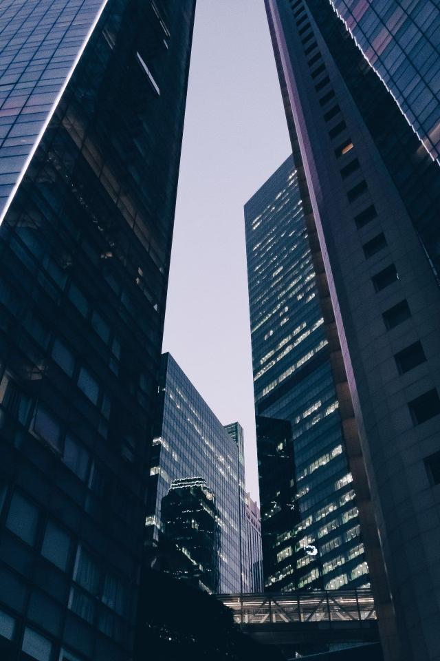 Urban Skyscrapers at Dusk - Related OpersCraft wallpaper