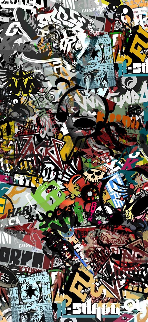 Urban Sticker Bomb Wallpaper - Related OpersCraft wallpaper