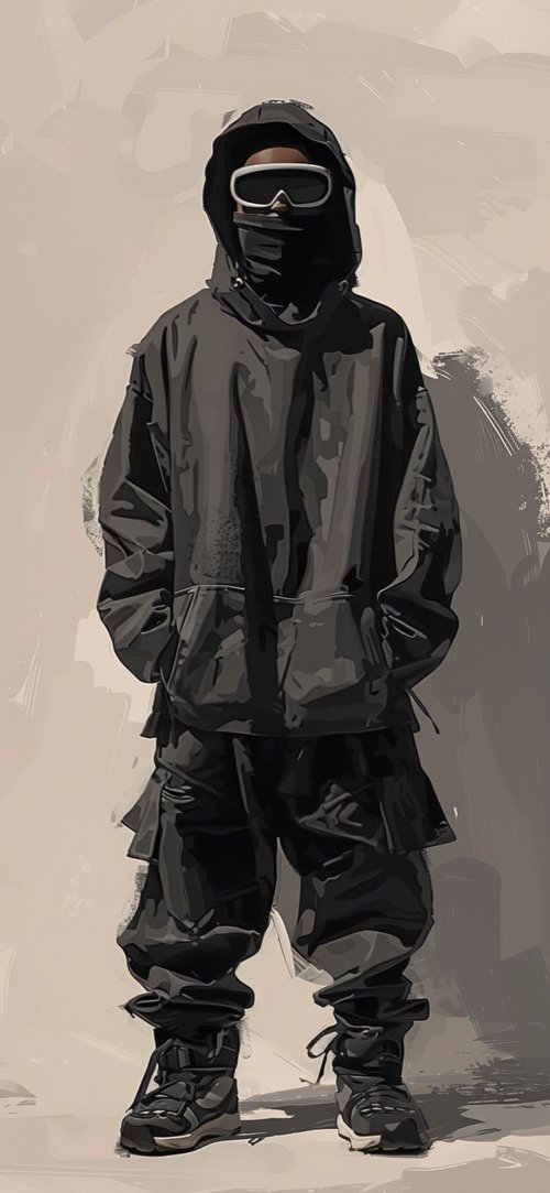 Urban Techwear Style - ghetto Wallpaper