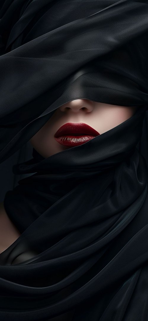 Veiled Crimson Lips - Related OpersCraft wallpaper