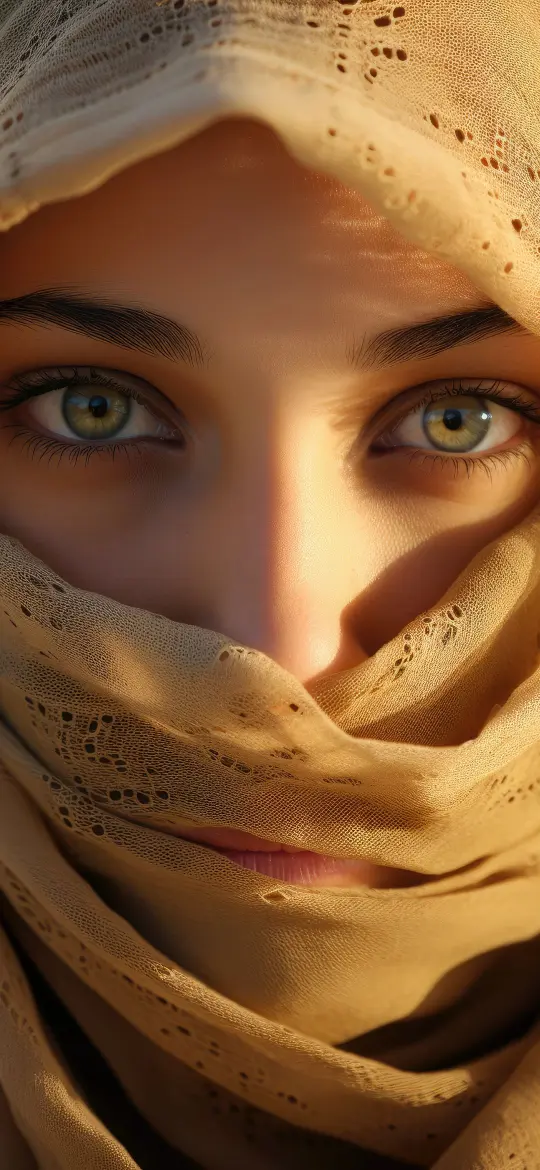 Veiled Gaze of Mystery