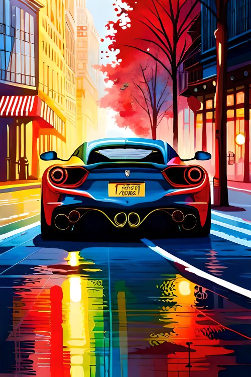 Vibrant City Car - Related OpersCraft wallpaper