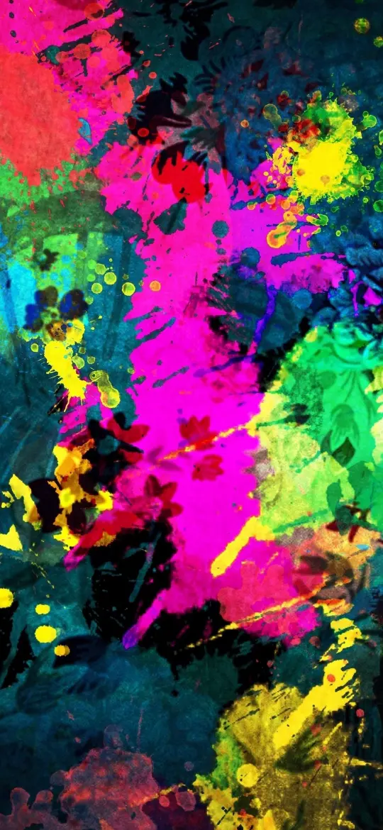 Vibrant Floral Paint Splash - Related OpersCraft wallpaper