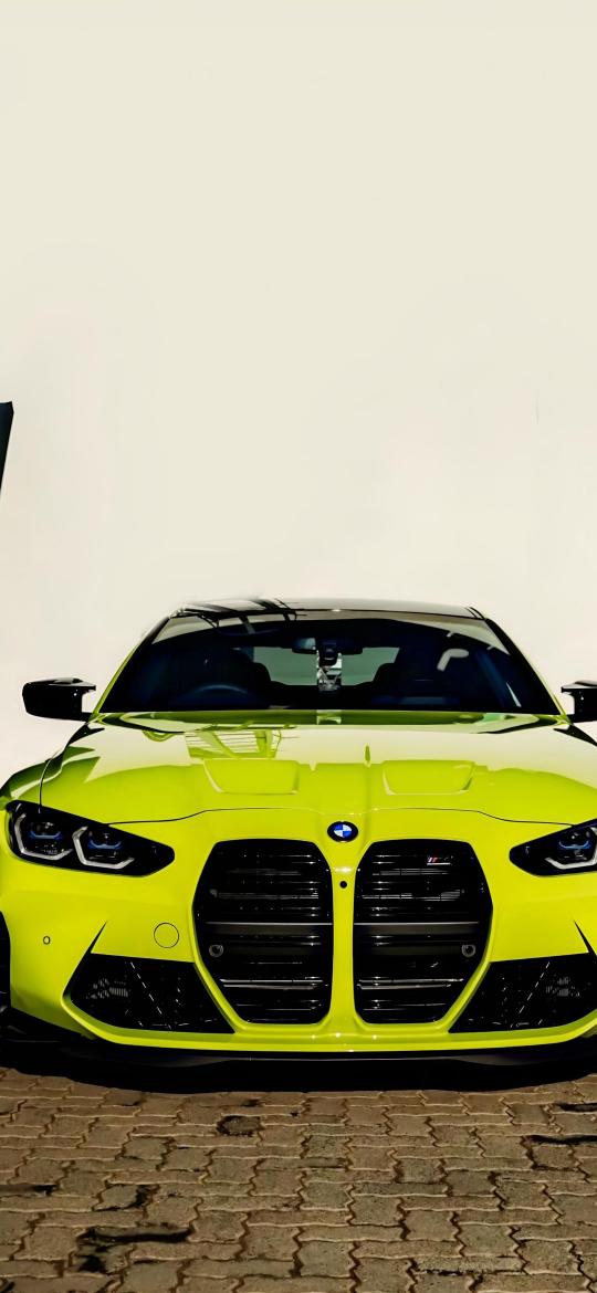 Vibrant Lime BMW Front - Related StockWalls wallpaper