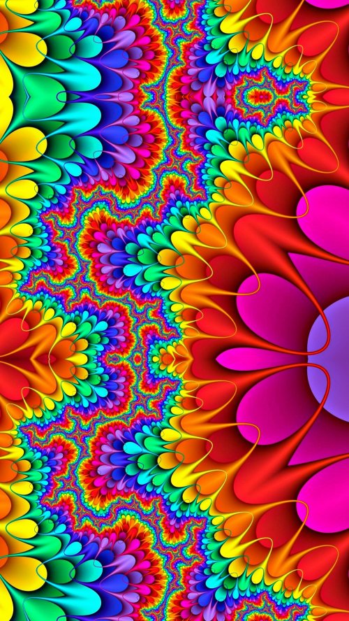 Vibrant_Psychedelic_Fractal - Related StockWalls wallpaper