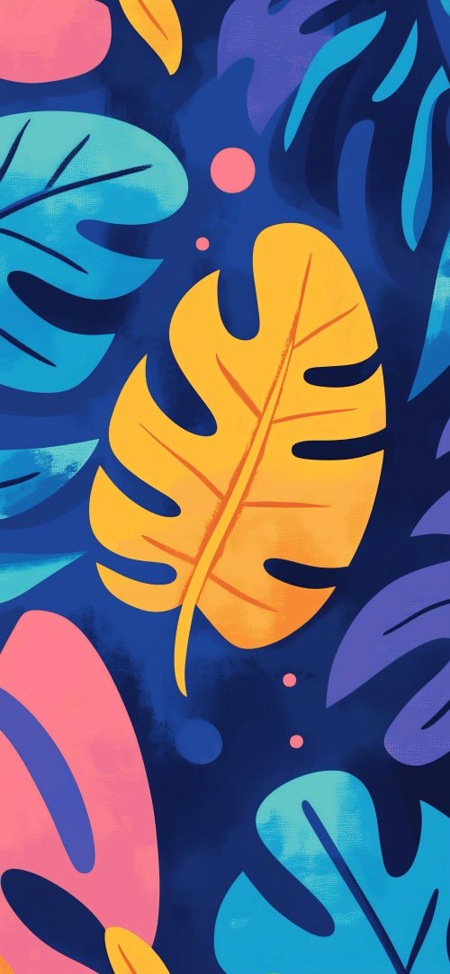 Vibrant Tropical Leaves - Related OpersCraft wallpaper