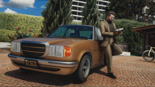 Vintage Car and Gunman - Related OpersCraft wallpaper