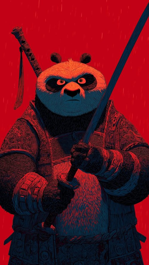 Warrior Panda Samurai - Related OpersCraft wallpaper