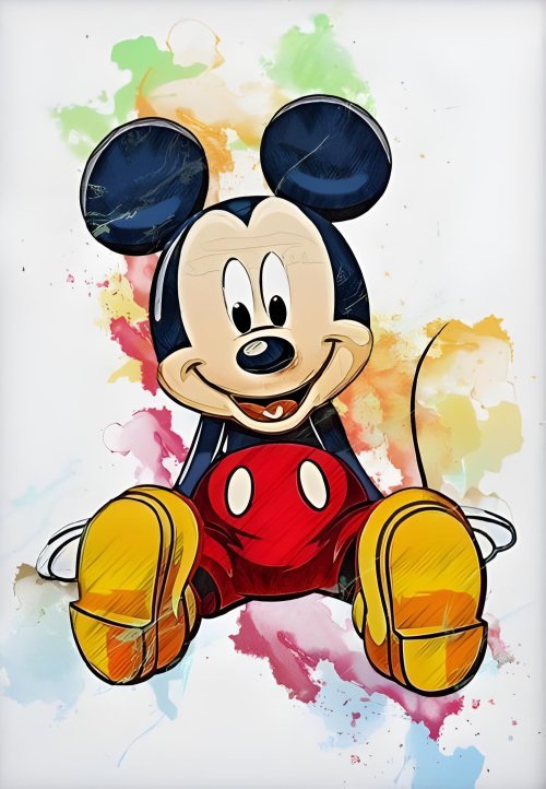 Watercolor Mickey Mouse - Related OpersCraft wallpaper