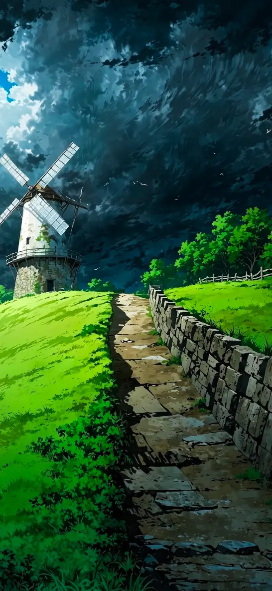 Windmill Under Stormy Skies - Related OpersCraft wallpaper