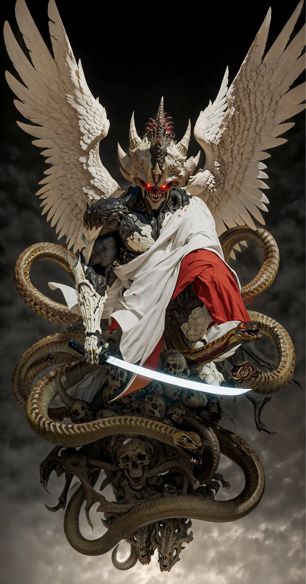 Winged Demon Samurai - Related OpersCraft wallpaper
