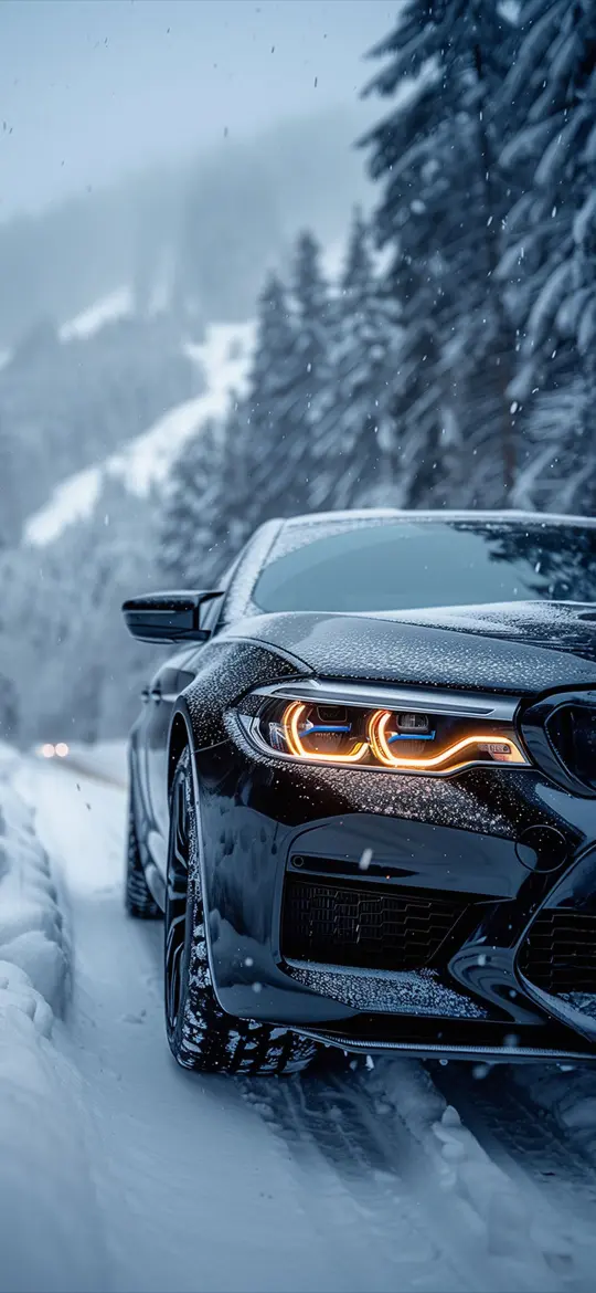 Winter BMW Drive - Related OpersCraft wallpaper