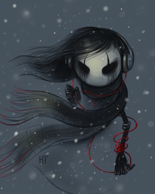 Winter Soulful Tunes - gothic Wallpaper