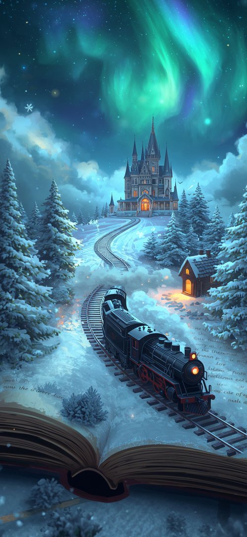 Winter Train Fantasy