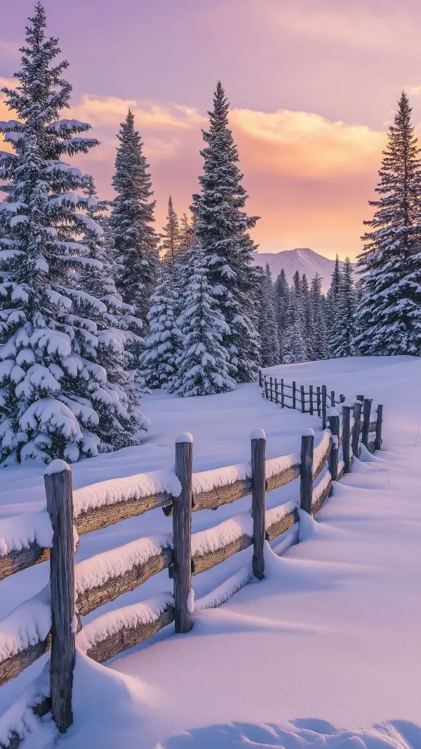 Winter Wonderland Fence