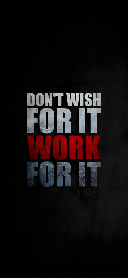Work For It Motivation - Related OpersCraft wallpaper