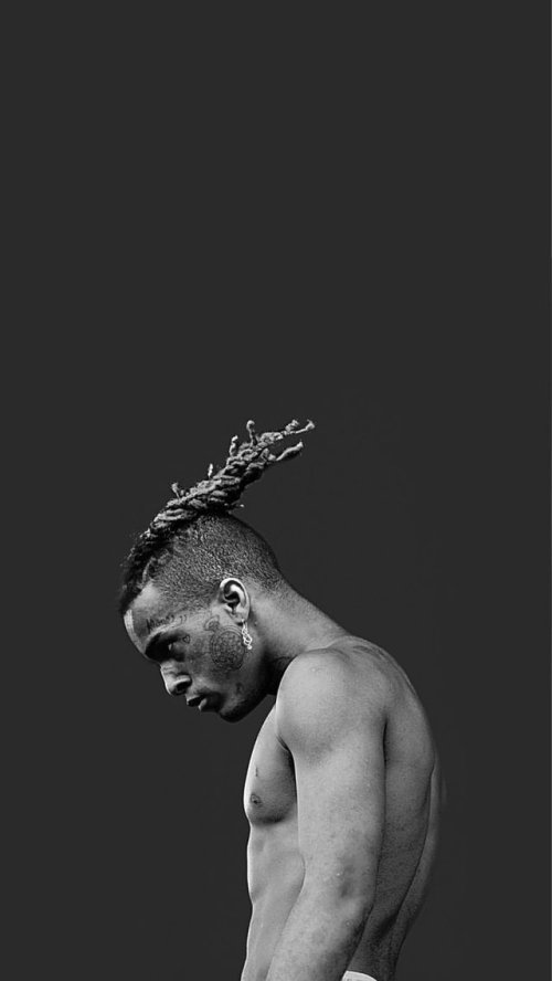 XXXTentacion Portrait B&W - rapper Wallpaper