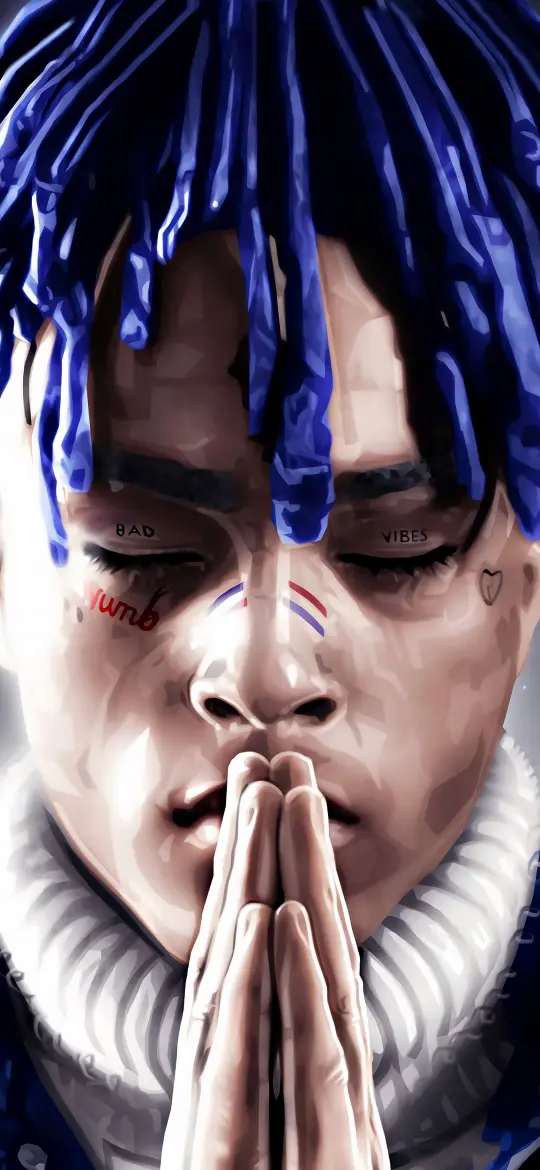 XXXTentacion Praying Portrait