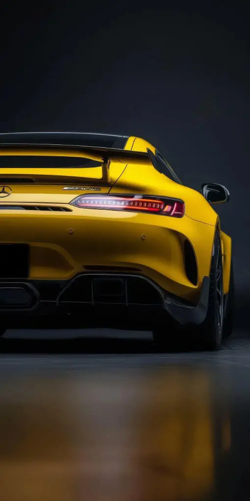 Yellow AMG GT Black - Related Darkify wallpaper