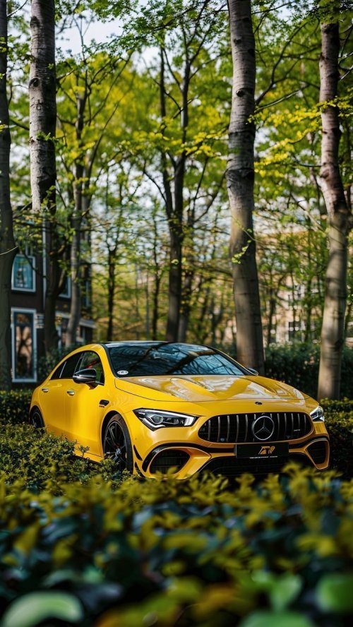 Yellow Car Nature Wallpaper - Related OpersCraft wallpaper
