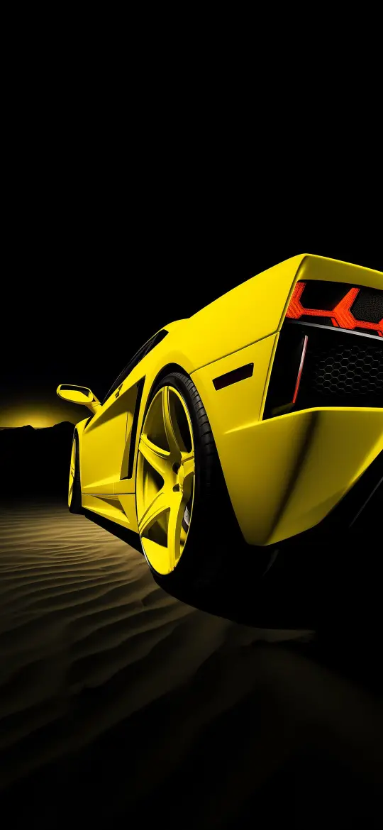 Yellow Desert Racer - Related StockWalls wallpaper