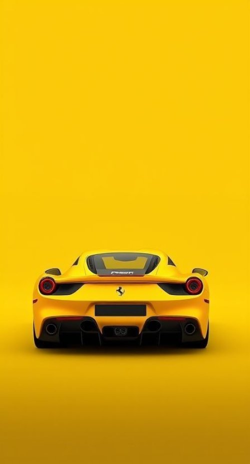 Yellow Ferrari Sports Car - Related OpersCraft wallpaper