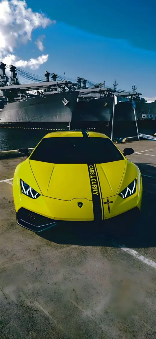 Yellow Lamborghini by the Sea - Related OpersCraft wallpaper