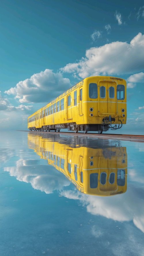 Yellow Train Reflection - Related OpersCraft wallpaper