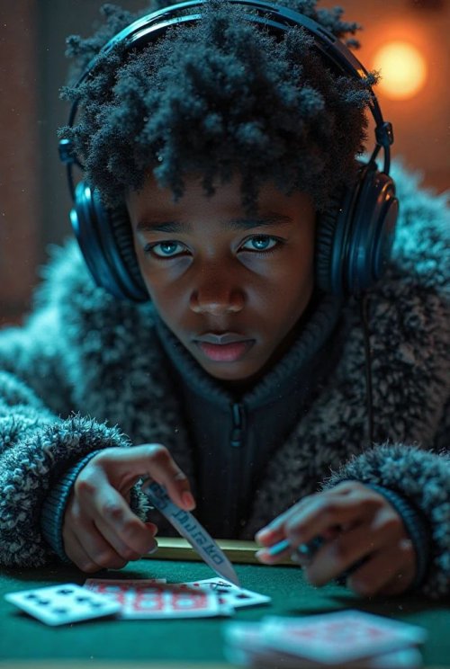 Young Gamer with Headphones - Related Darkify wallpaper