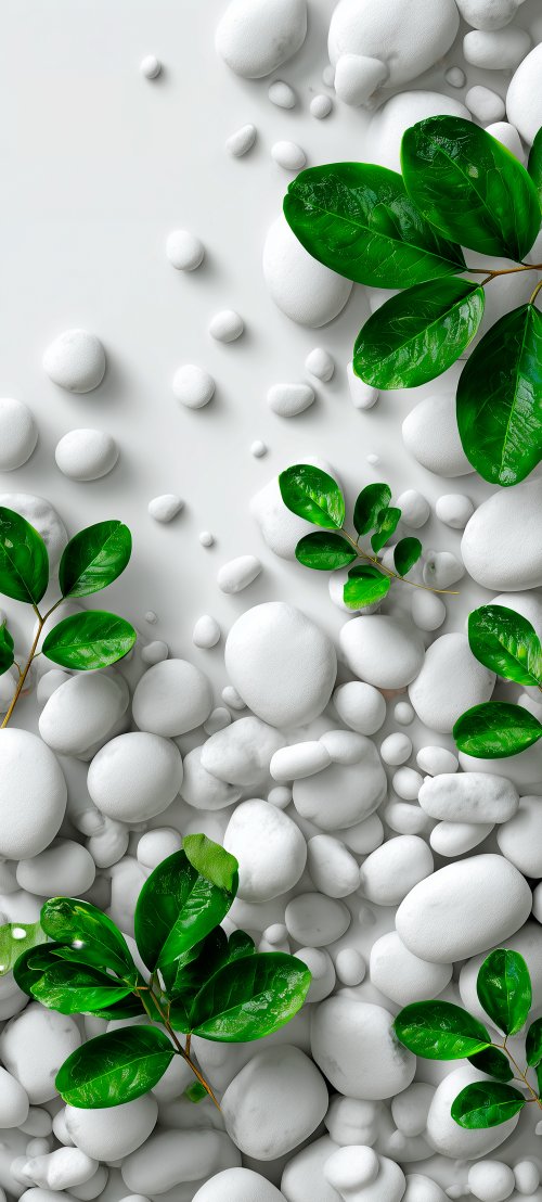 Zen Stones and Leaves - Related OpersCraft wallpaper