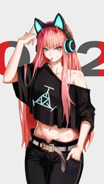 Zero Two Anime Girl - Related OpersCraft wallpaper