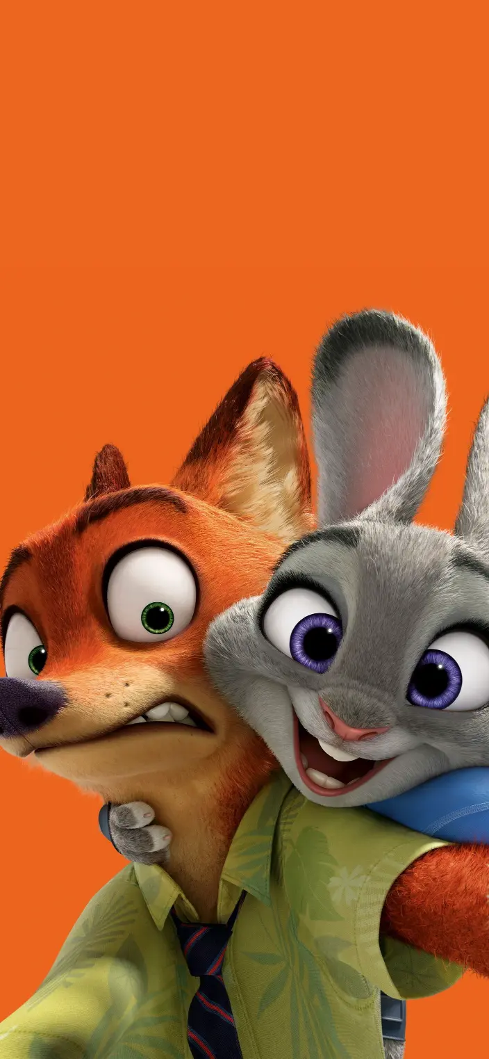Zootopia's Fox and Rabbit - cartoon Wallpaper