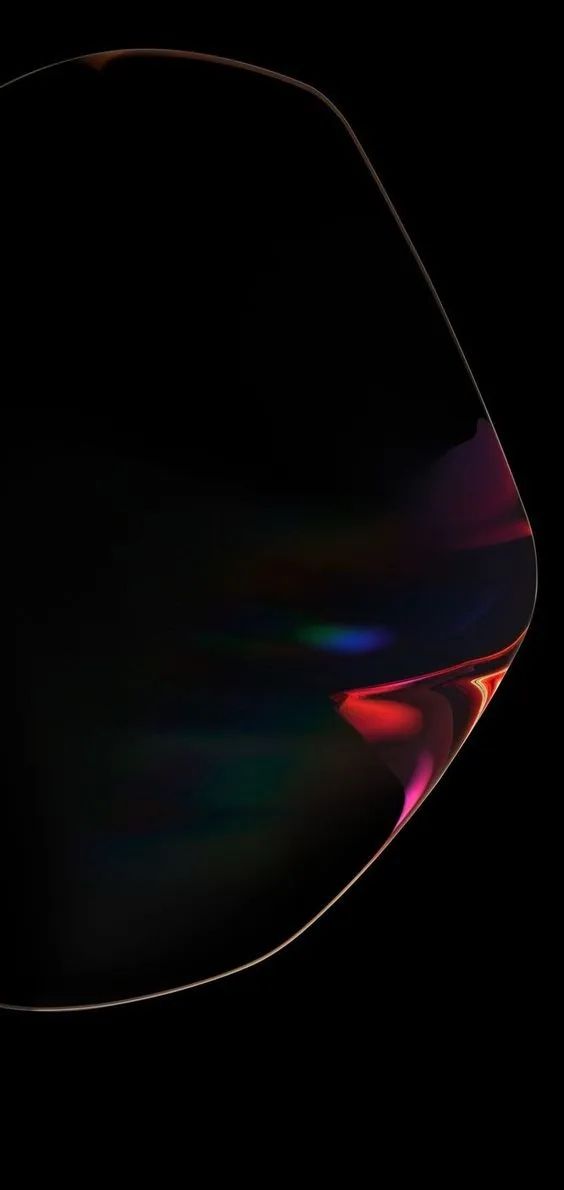 Prismatic Edge on Black - abstract wallpaper for OpersCraft
