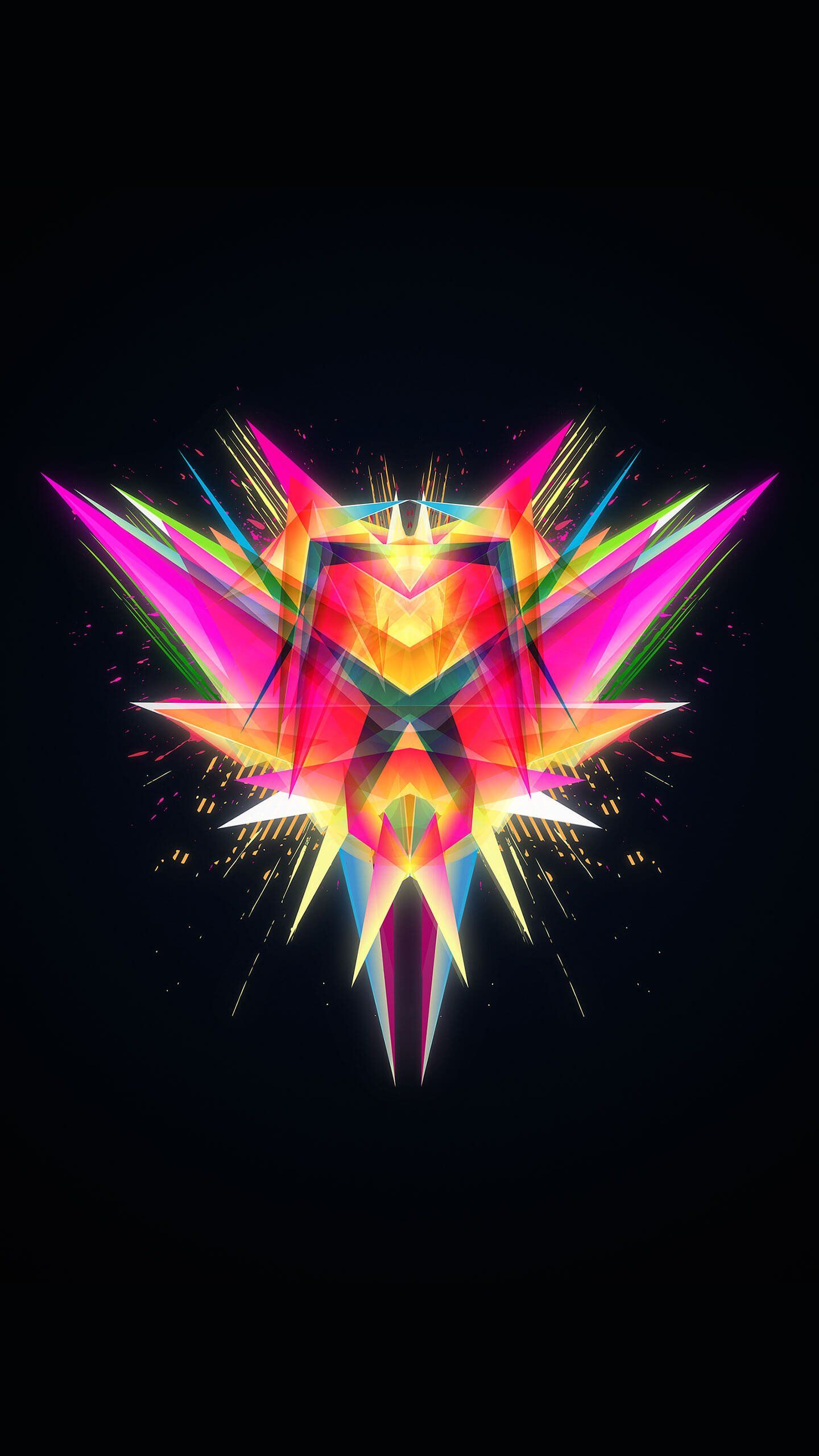 Prismatic Geometric Burst - abstract wallpaper for OpersCraft