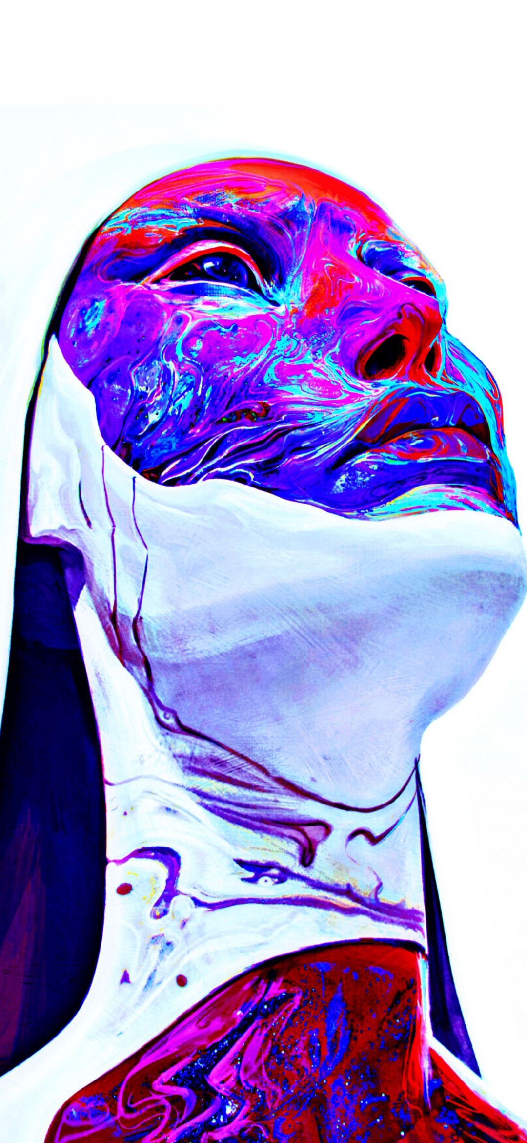 Psychedelic_Portrait_Upward_Gaze - abstract wallpaper for OpersCraft