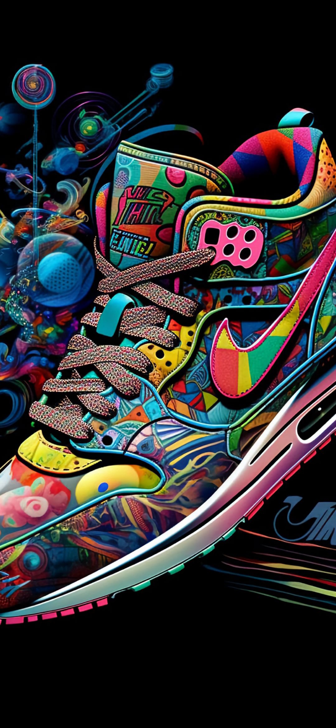 Psychedelic Sneaker Art - random wallpaper for OpersCraft