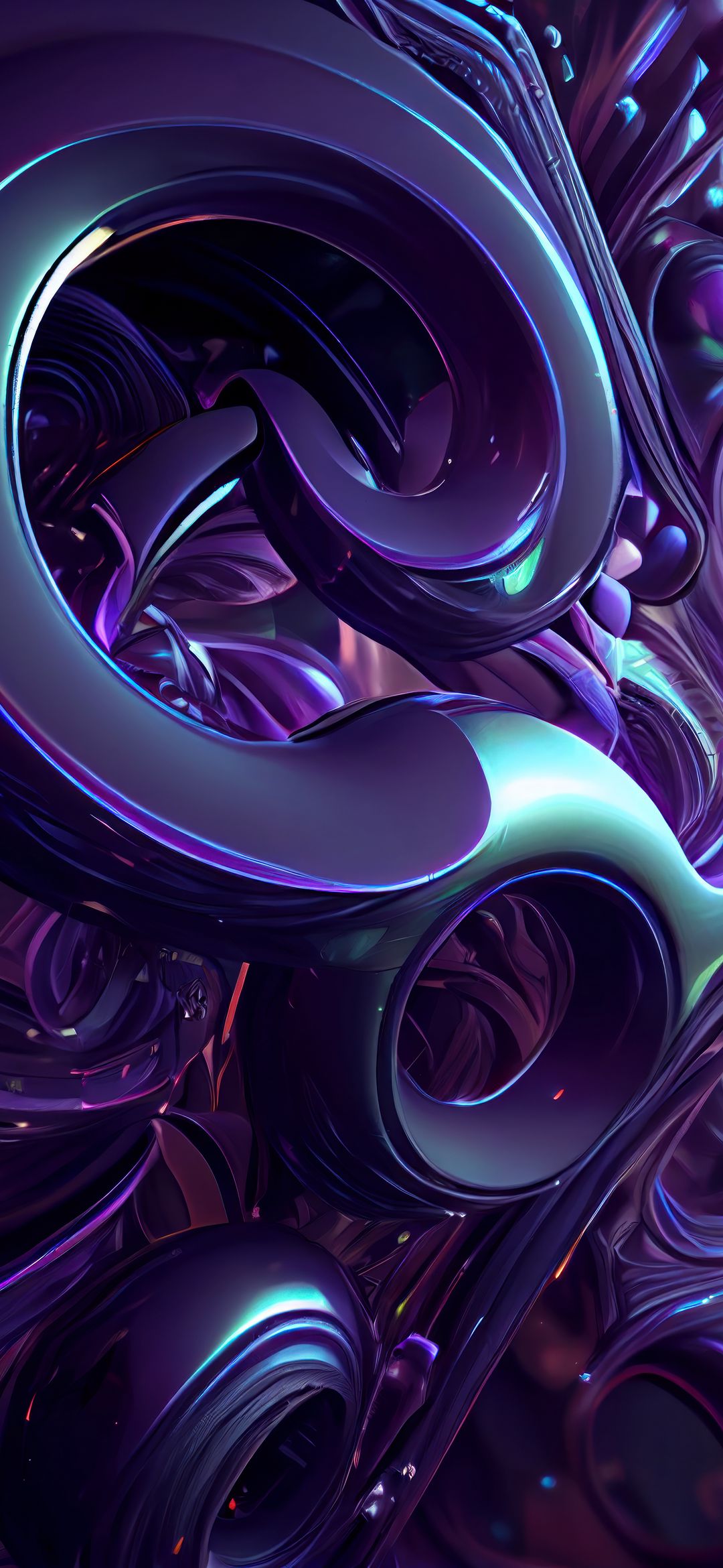 Purple Abstract Flow - abstract wallpaper for OpersCraft