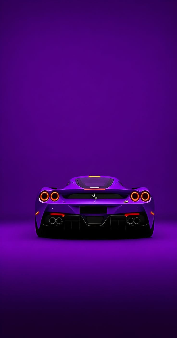 Purple Ferrari Rear View - ferrari wallpaper for OpersCraft