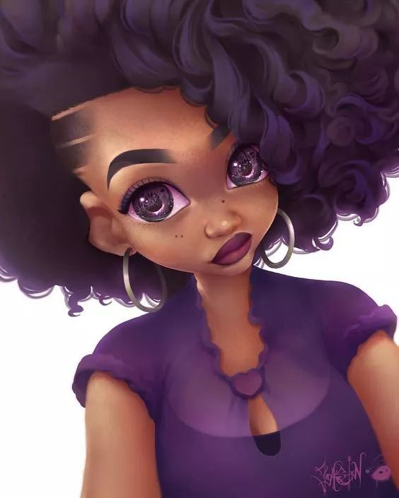 Purple Galaxy Girl - girl wallpaper for OpersCraft