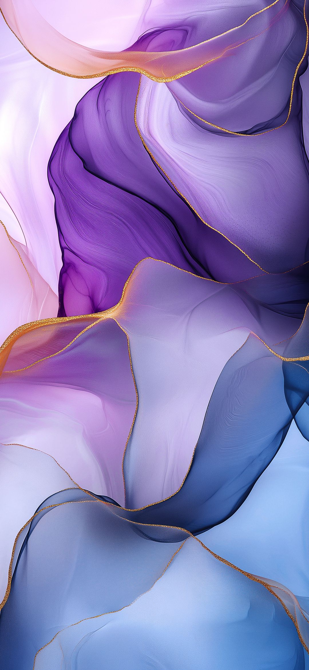 Purple Gold Abstract Flow - random wallpaper for OpersCraft