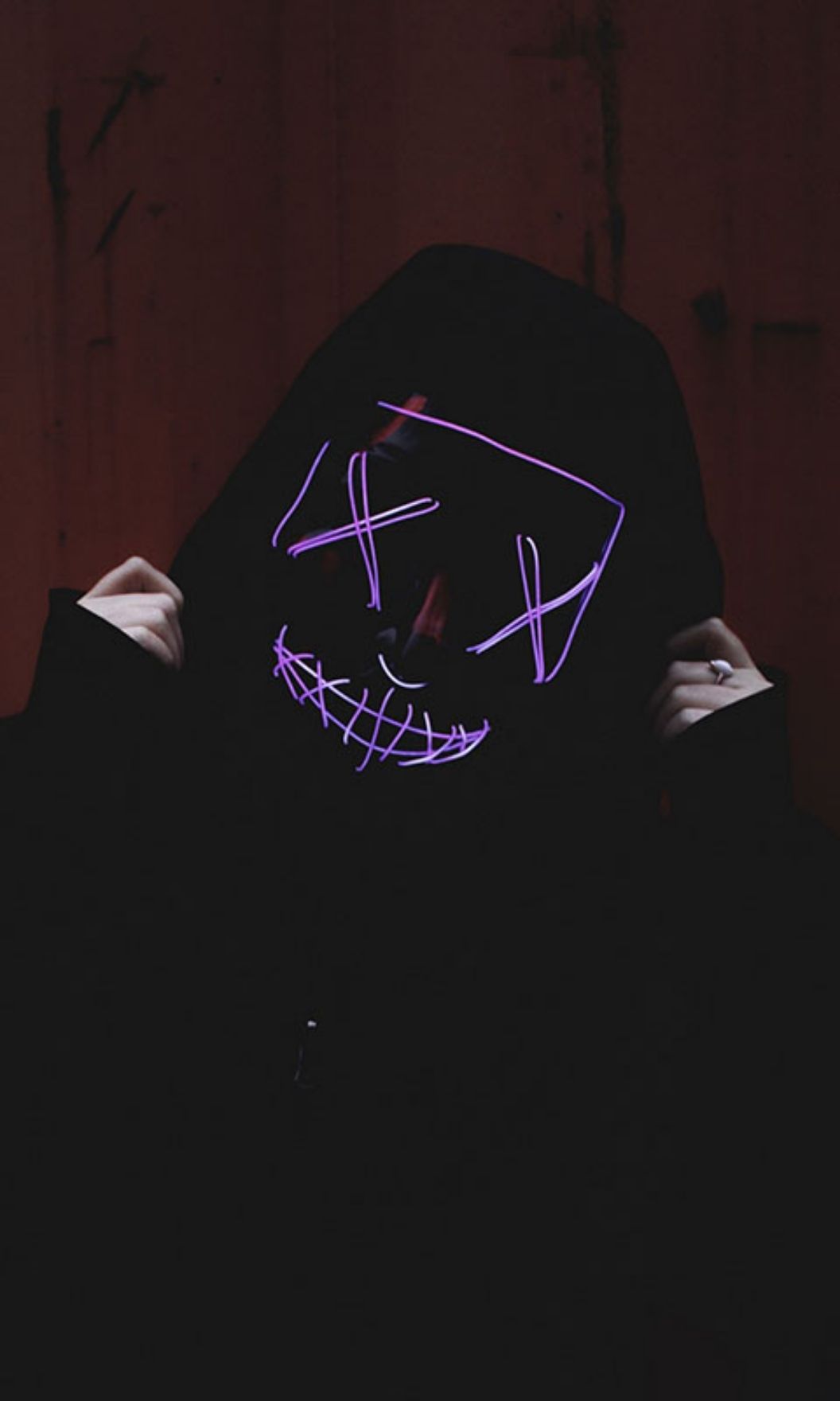 Purple Masked Figure - mask wallpaper for OpersCraft