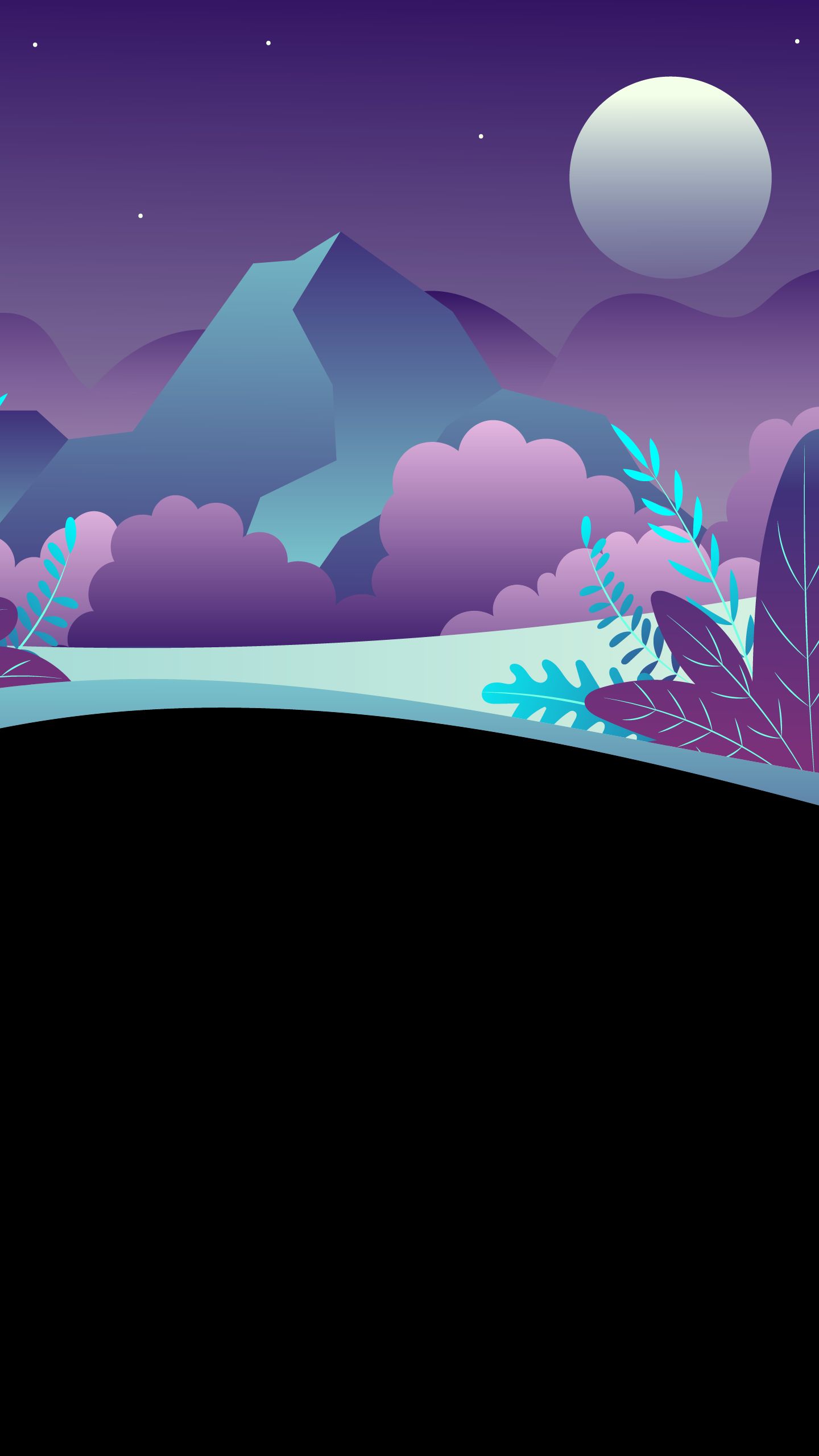 Purple Mountain Landscape - landscape wallpaper for OpersCraft