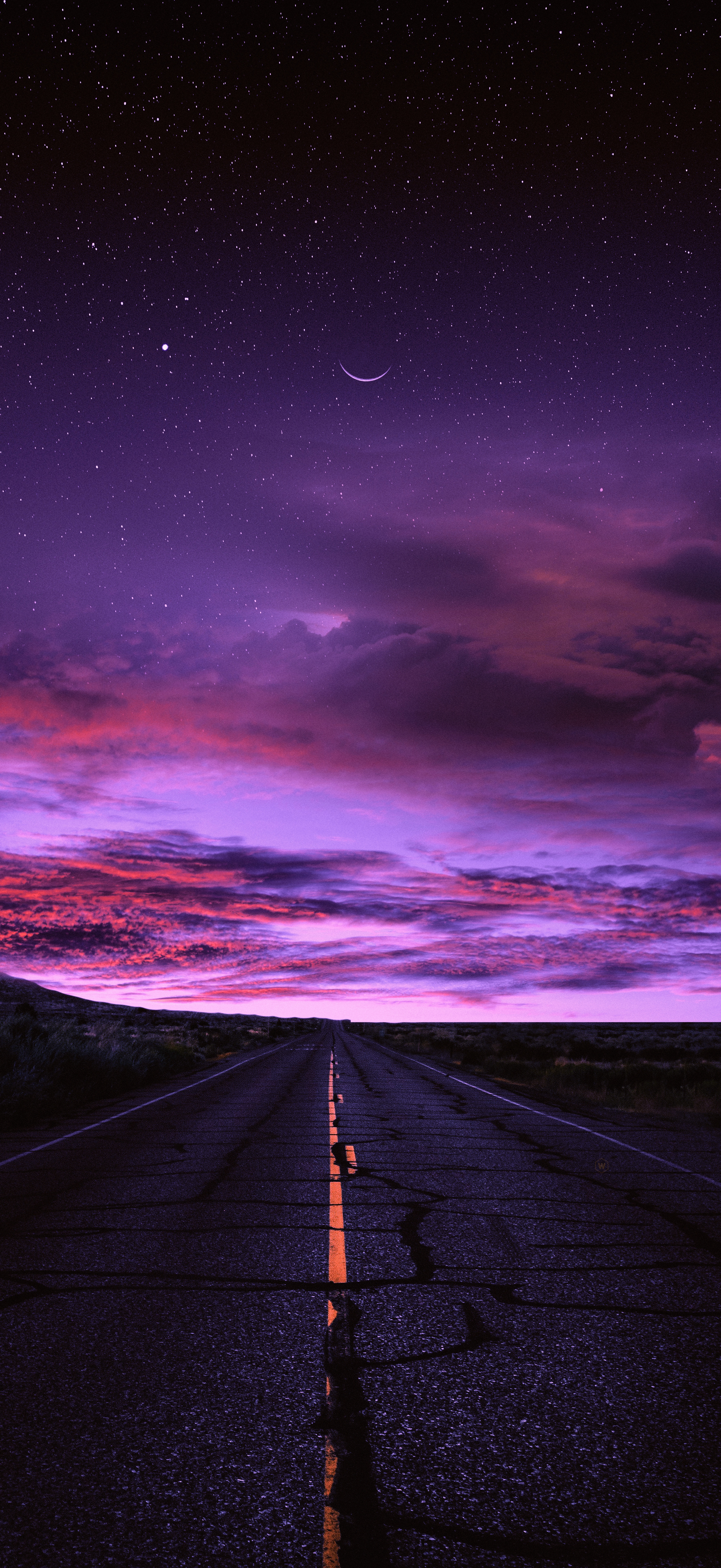 Purple Road Galaxy - galaxy wallpaper for OpersCraft