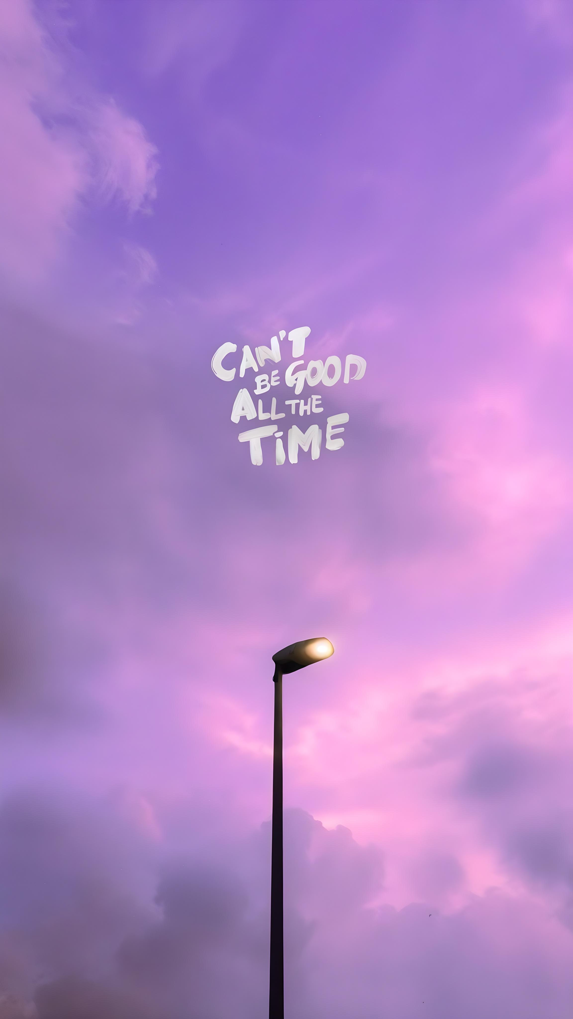 Purple Sky Streetlight - motivation wallpaper for OpersCraft