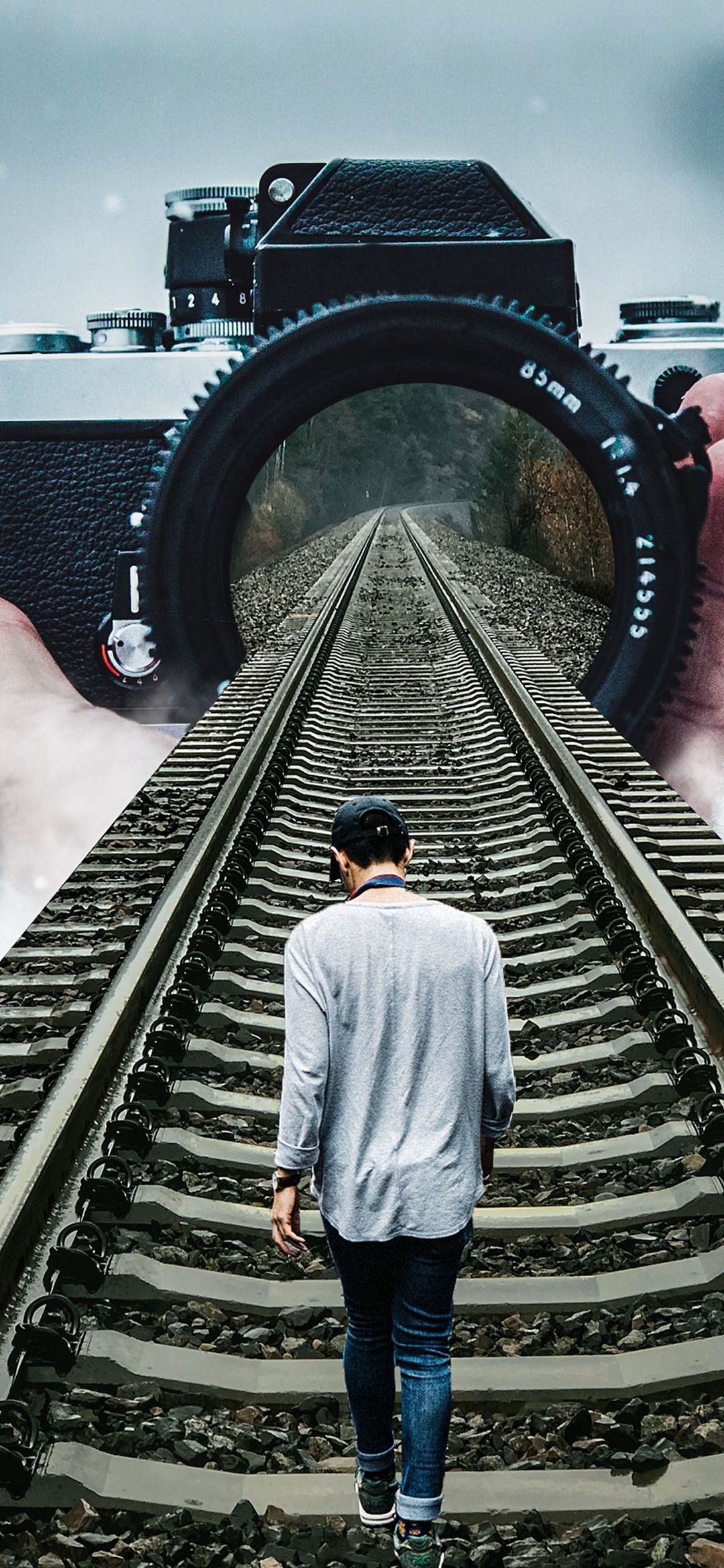 Railroad Camera Perspective - random wallpaper for OpersCraft