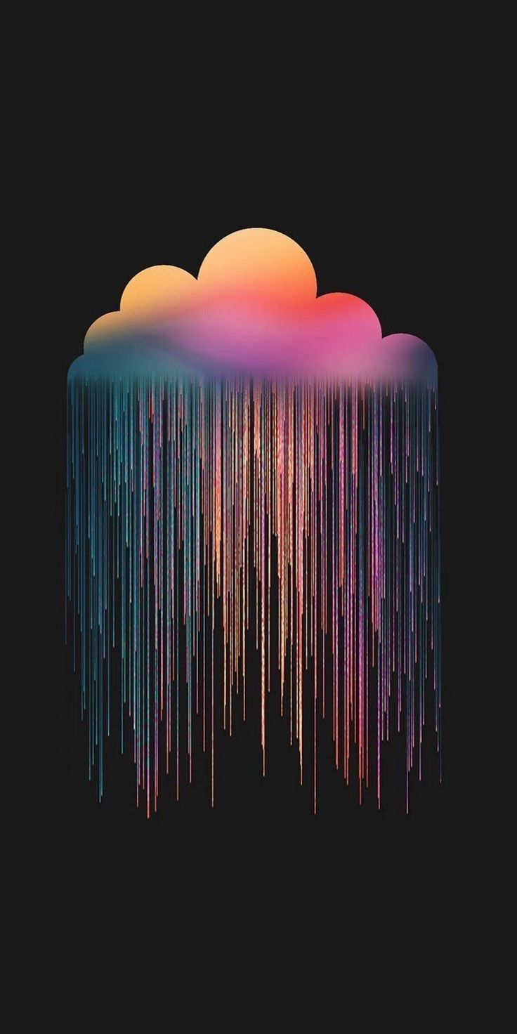 Rainbow Cloud Rain - abstract wallpaper for OpersCraft