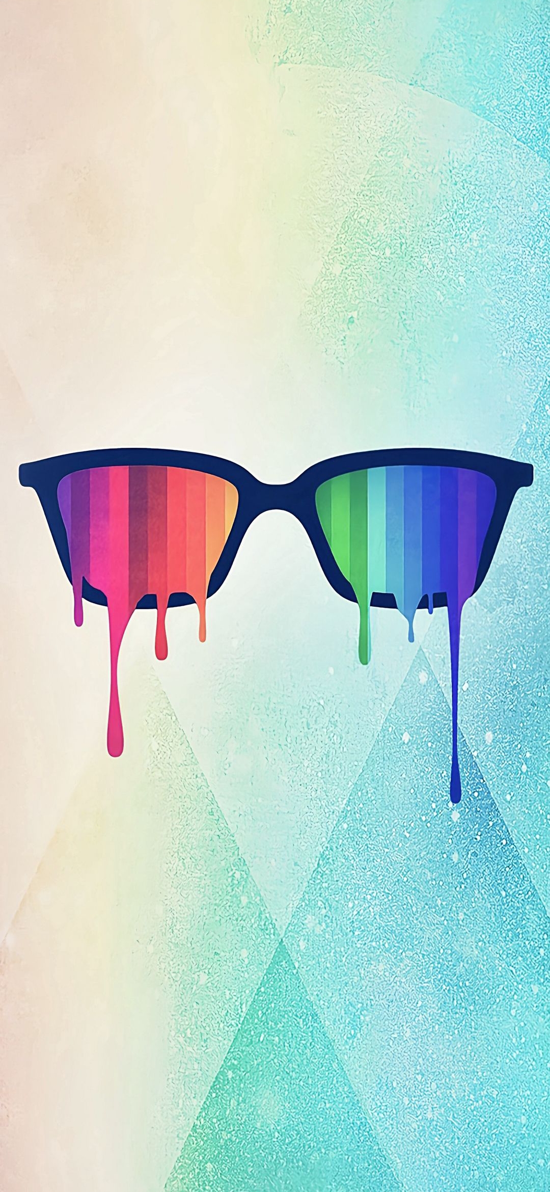 Rainbow Drip Sunglasses - colorful wallpaper for OpersCraft
