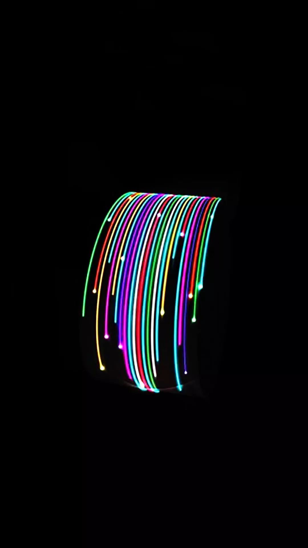 Rainbow Light Trails - abstract wallpaper for OpersCraft