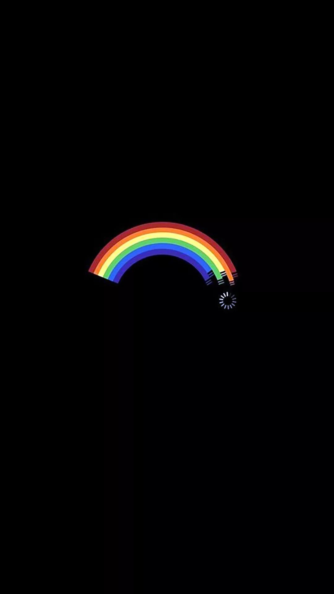 Rainbow Loading Screen - abstract wallpaper for OpersCraft