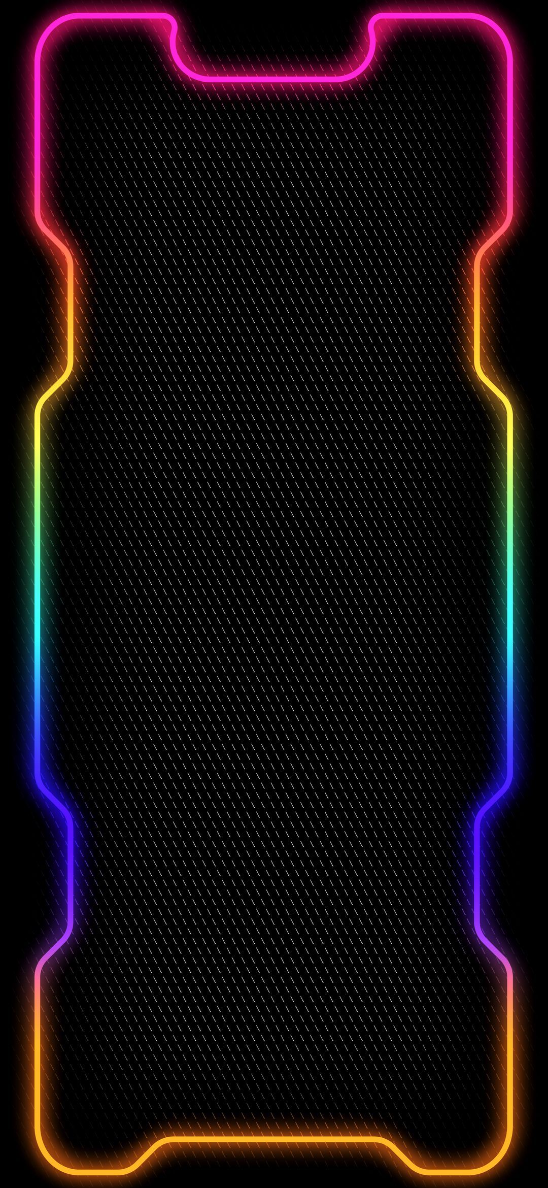 Rainbow Neon Frame - abstract wallpaper for OpersCraft